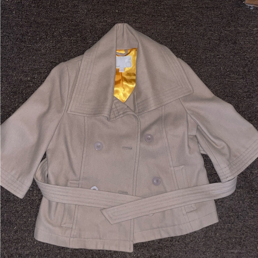 Old Navy Tan Pea Coat